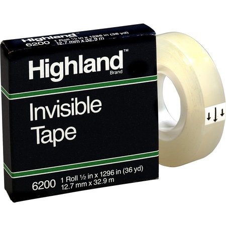 3M Tape, Invisble, Econ, 0.5x1296 6200121296